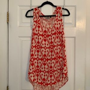 Red Kavu flowy tank, size medium